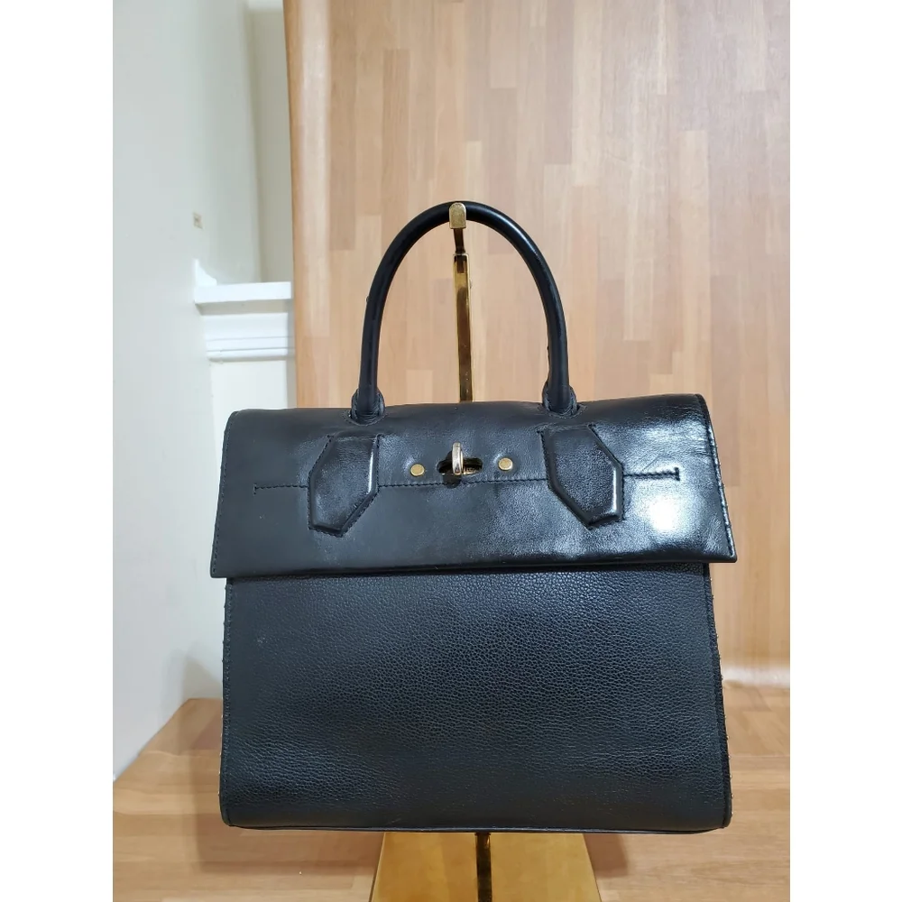 Louis Vuitton City Steamer One Handle Bag Leather